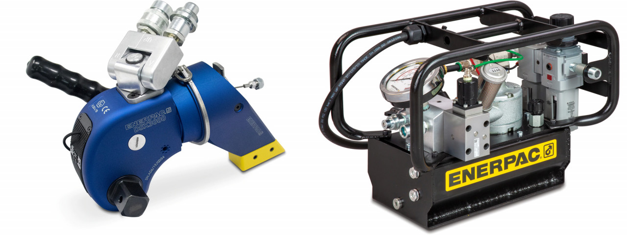 Chiave dinamometrica DSX e centralina pneumoidraulica.